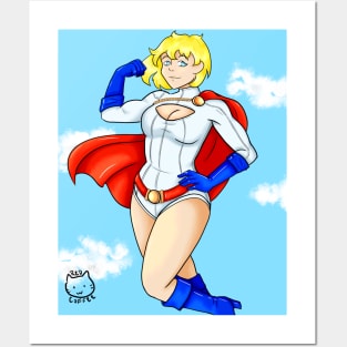 Powergirl Posters and Art